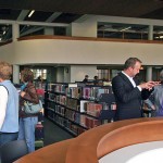 Pierce Library ribbon cutting