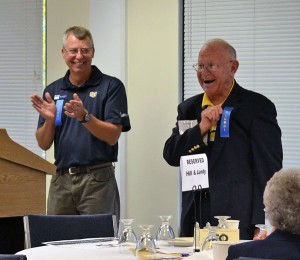 Mike Daugherty & Jim Lundy at the Alumni Reunion Breakfast