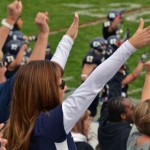 The crowd shows their support during the game vs. Montana Tech
