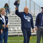 Alumni Award recipients Jim Lundy, Nellie Bogue-Hibbert & Fred Hill with Rob Cashell