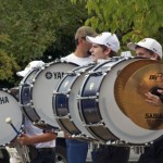 EOU Drum Line at the Tailgate Zone