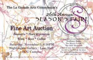 The La Grande Arts Commission’s 26th Annual Season’s Faire