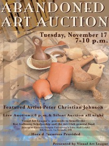 Abandoned and Begged-For Art Auction set for November 17th