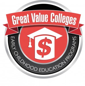 Graphic of EOU Award Great value colleges early childhood education programs