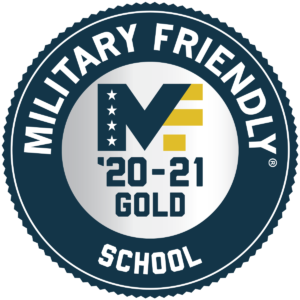 Graphic of EOU Trophy Badge Military Friendly