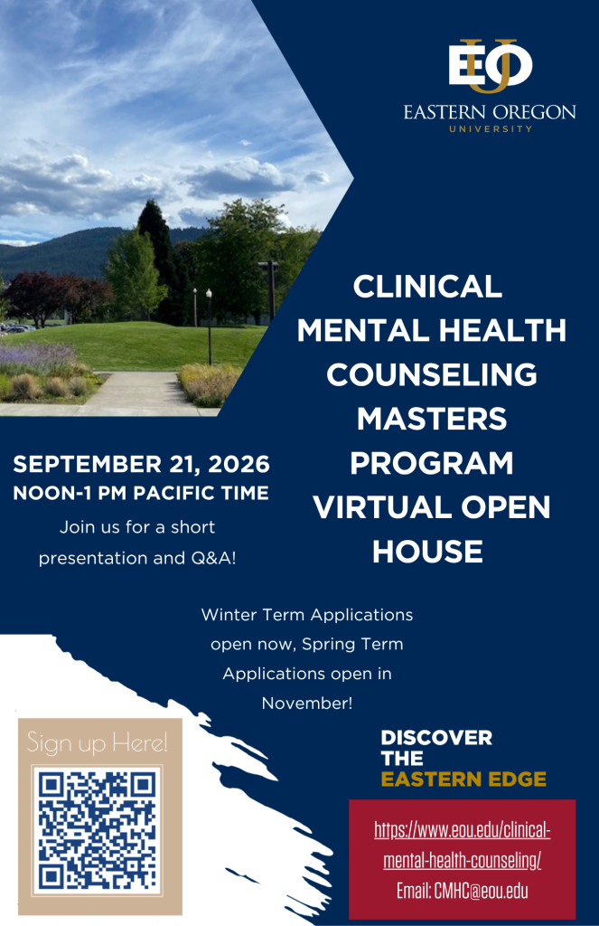 CMHC Virtual Open House flyer
September 21, 2026
Noon-1 P.M. PST
