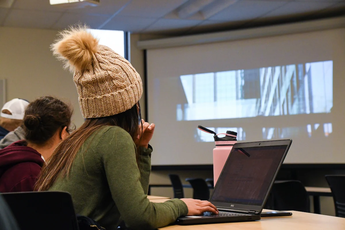 Students in a Marketing Lecture