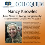 Nancy Knowles Four Years of Living Dangerously poster