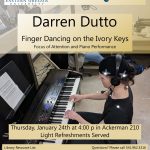 Darren Dutto Finger Dancing on the Ivory Keys poster