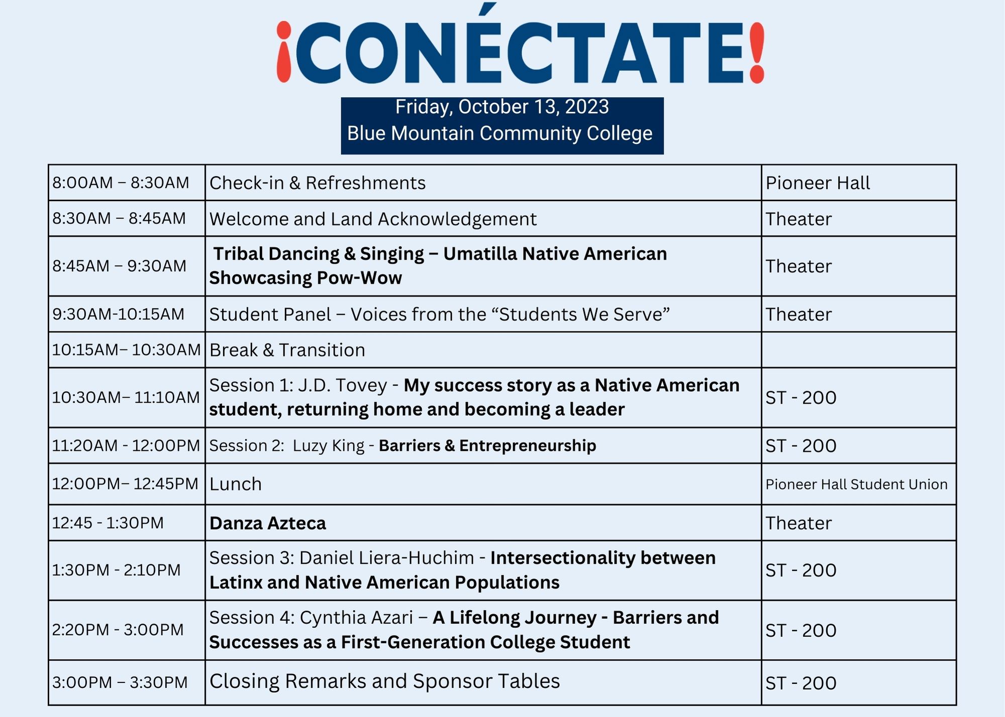 Conectate | A gathering of organizations serving Latino communities at EOU.