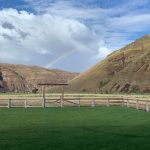 A Rainbow over the Cottonwood Canyon State park