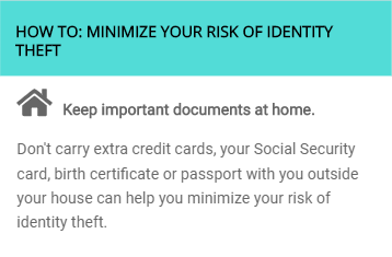 How to minimize your risk of identity theft