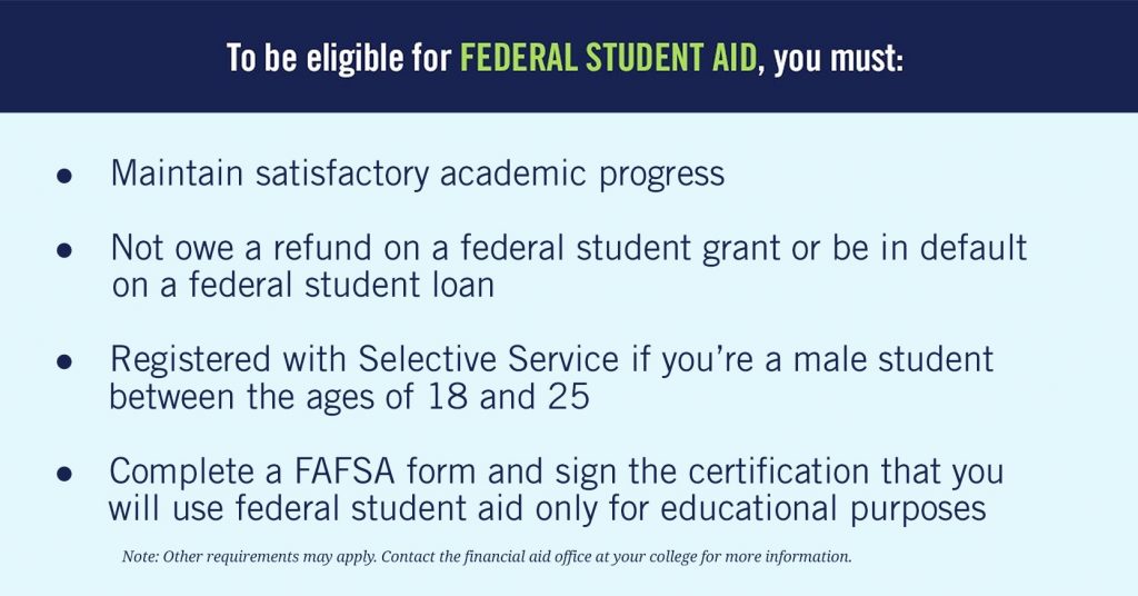Financial assistance eligibility