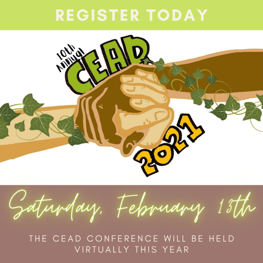 2021 CEAD conference Saturday February 13th