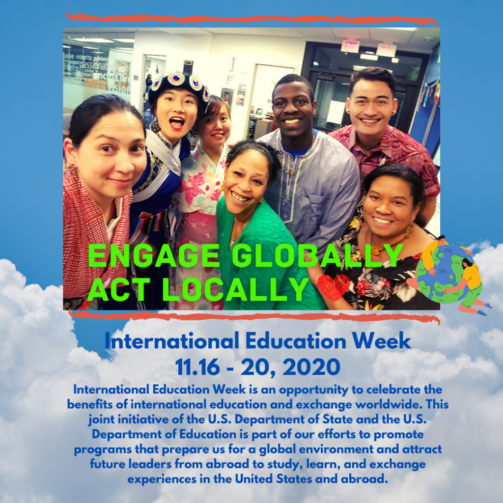 International education week November 16th to November 20th 2020
