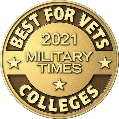 Best For Vets 2021 Badge from Military Times