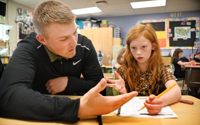 Kolbe Bales, '18, '23 takes his passion for teaching to rural school districts in Eastern Oregon.
