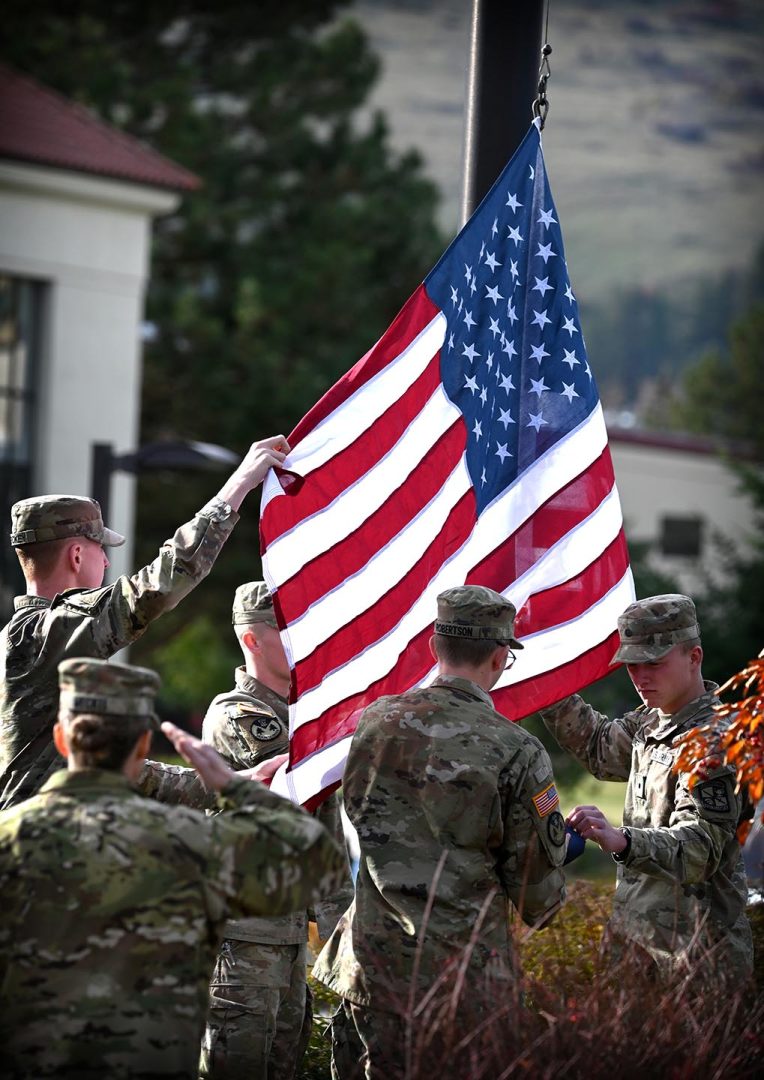 Veterans Day 2023 on the campus of Eastern Oregon University