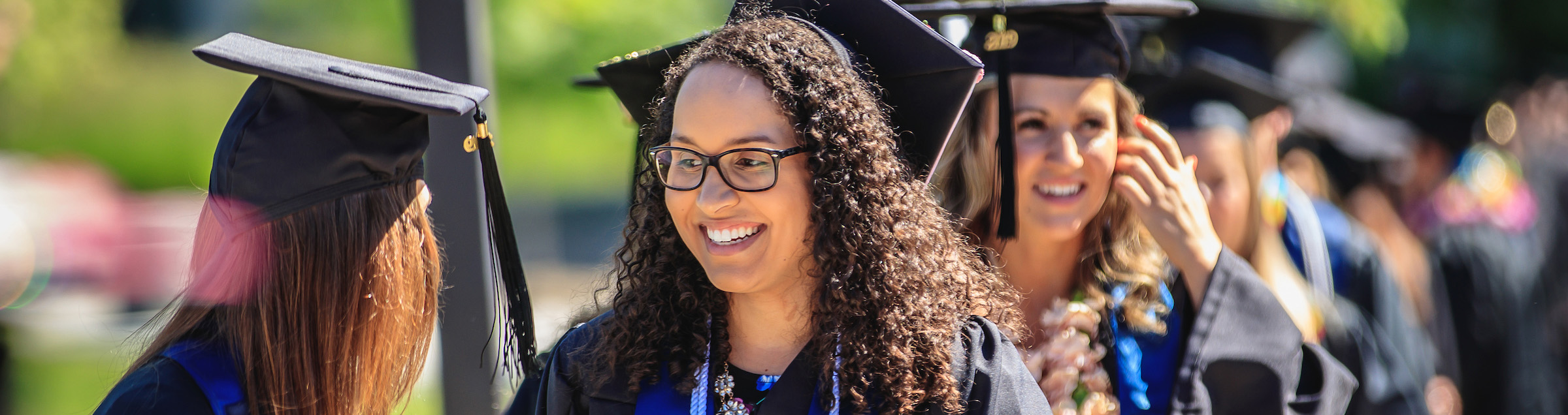 Students at EOU Commencement