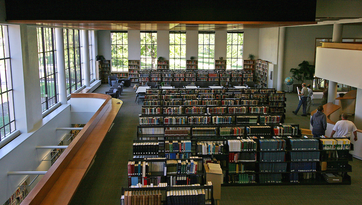 EOU Library Interior