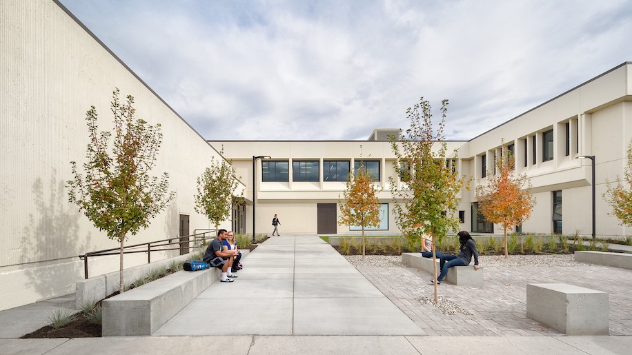 Zabel Hall Courtyard