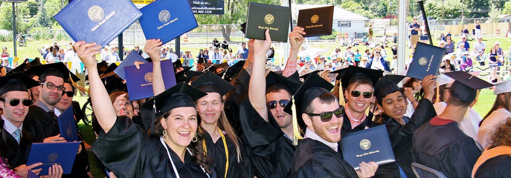 Photo by Denica Hill / EOU's Commencement begins at 10 a.m. June 11 at Community Stadium. Governor Kate Brown is speaking for the ceremony, which will be streamed live.