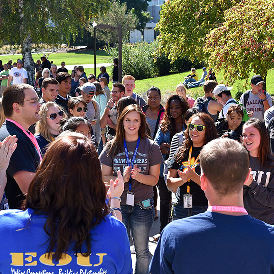 Photo by Laura Hancock / The official Week of Welcome (WOW) kick-off is from 9-9:45 a.m. Thursday, Sept. 22 in the campus quad at Eastern Oregon University. 
