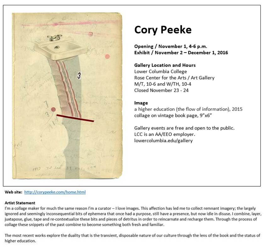 Cory Peeke exhibition