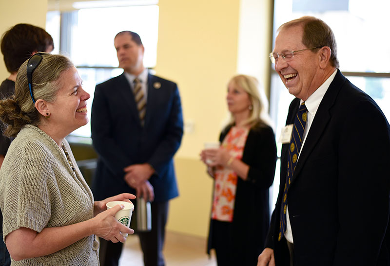 Board of Directors meet with faculty