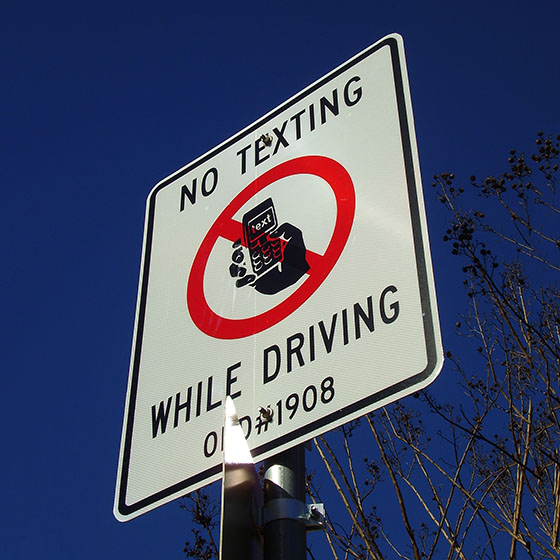 No Texting and Driving
