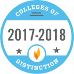 Colleges of Distinction 17-18 badge