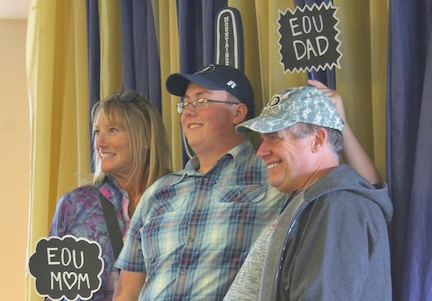 EOU family at move-in 2017
