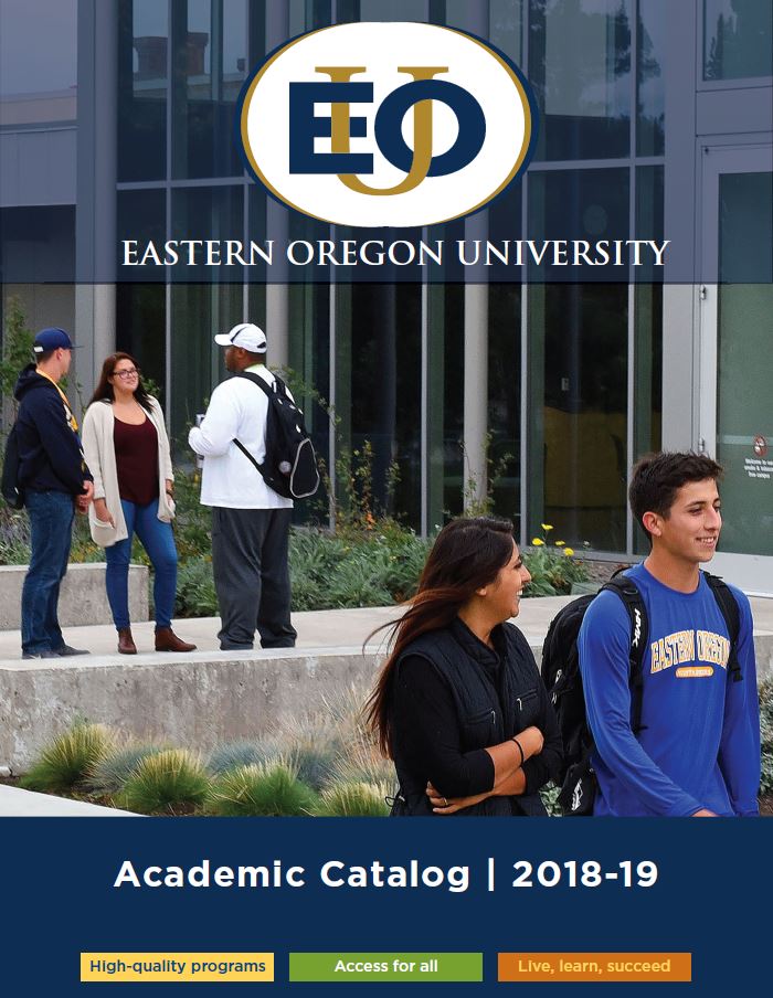 Eastern Oregon University 2018-2019 Academic Catalog