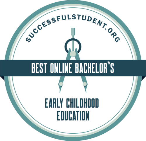 Graphic of EOU Award Succesfulstudent.org Best online bachelor's in Early Childhood Education