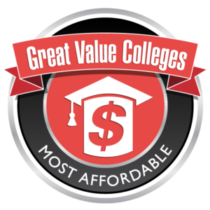 Graphic of EOU Award Great Value Colleges - Most Affordable