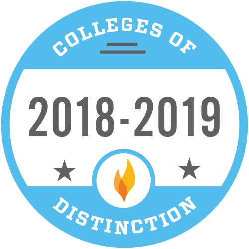 Graphic of EOU Award Colleges of distinction 2018-2019