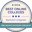 Graphic of EOU Award 2019 Best online colleges, Bachelor's degrees