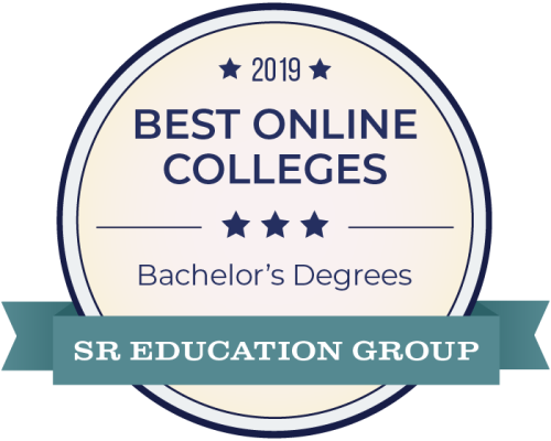 Graphic of EOU Award 2019 Best online colleges, Bachelor's degrees