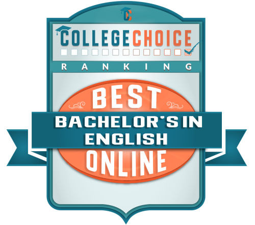 Graphic of EOU Award college choice ranking best bahcelor's in english online