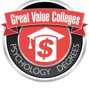Graphic of EOU Award Great value colleges - Psychology Degrees