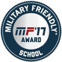 Graphic of EOU Award military friendly school 2017