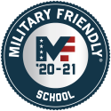 Graphic of EOU Trophy Badge Military friendly