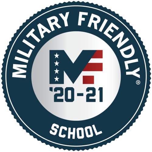 Graphic of EOU Trophy Badge Military friendly