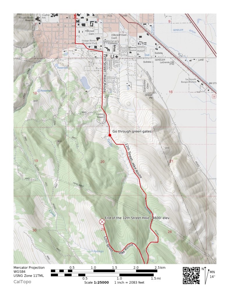 Map of 12th Street area.
