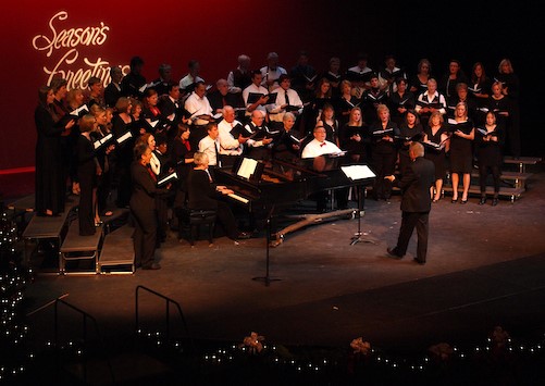 Holiday Festival choir performance