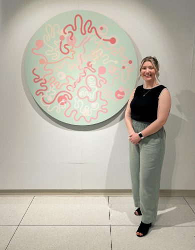 EOU alumna Sophia Aimone Unravels Creativity in ‘all tangled up’ Exhibition at Art Center East