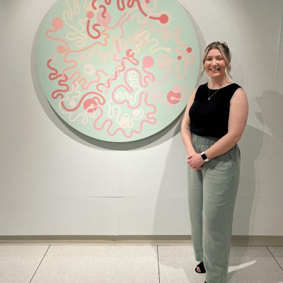 EOU alumna Sophia Aimone Unravels Creativity in ‘all tangled up’ Exhibition at Art Center East