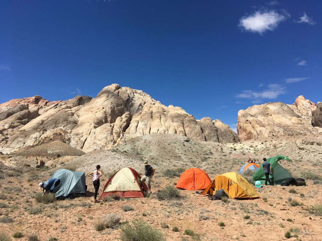 OAP Spring Break trip to Southern Utah and camping at the San Rafael Swell.