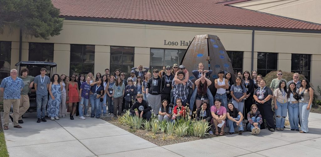 ECI Student group photo outside of loso hall