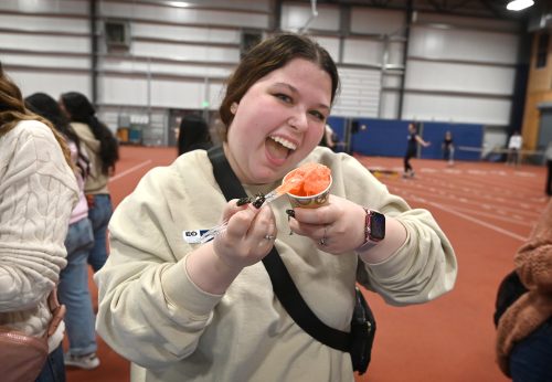 Puppies, Piglets, and Bernese Mountain Dogs Highlight EOU’s Stress Less Event